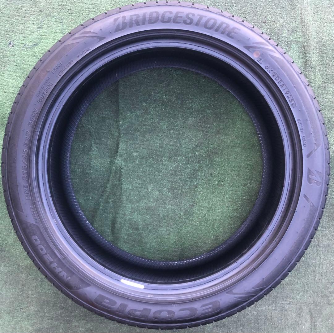 215/45 R17 BRIDGESTONE ラジアルタイヤ2025年