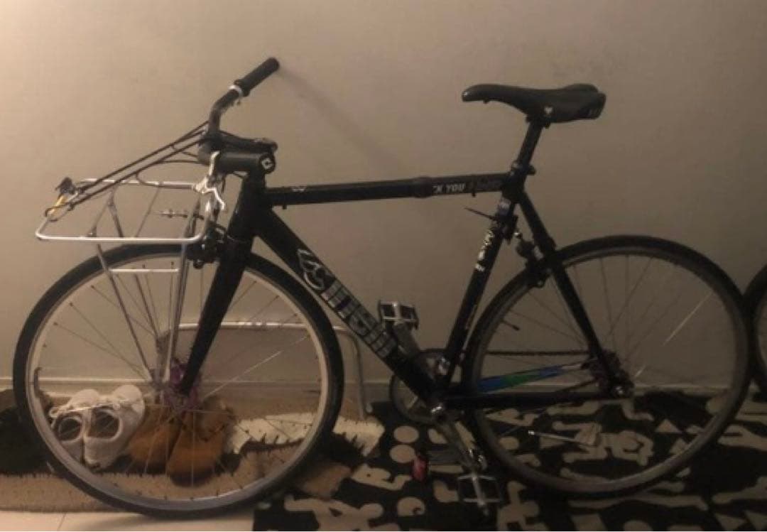 Cinelli×MASH ヒストグラムフレームセット　クランクつき　ピストバイク