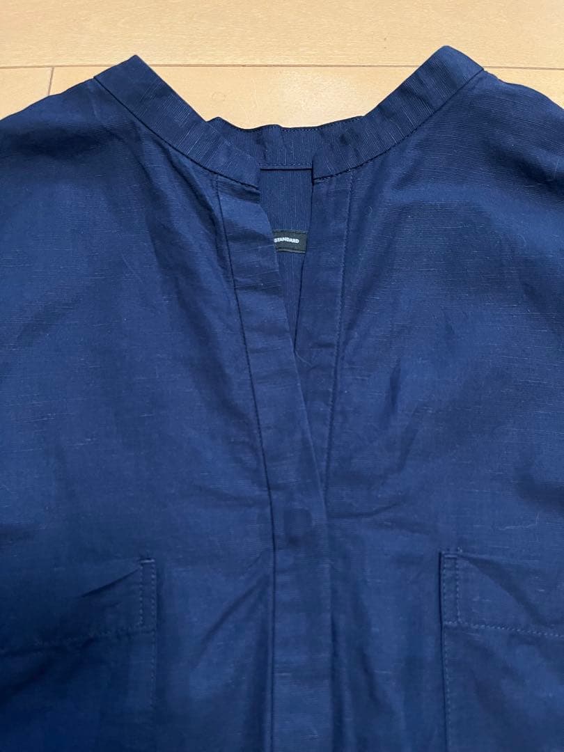 新品／JOURNAL STANDARD　リネン混フレンチスリーブスキッパーシャツ