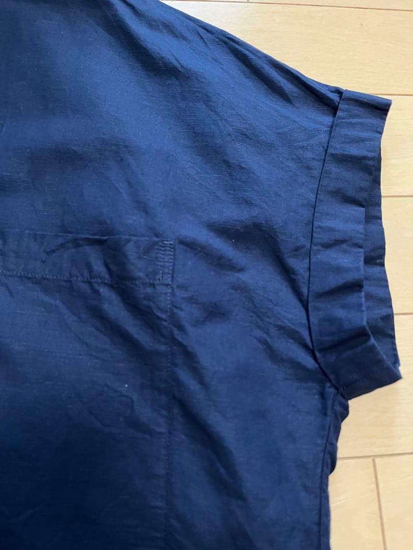 新品／JOURNAL STANDARD　リネン混フレンチスリーブスキッパーシャツ