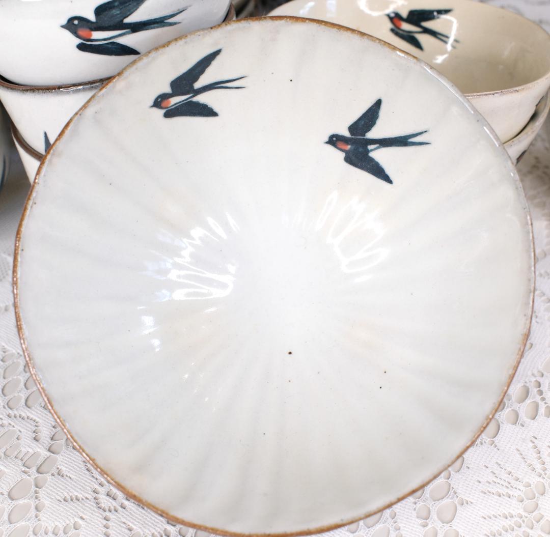 【Samercifyさま専用】西端春奈さんツバメのお椀・小丼