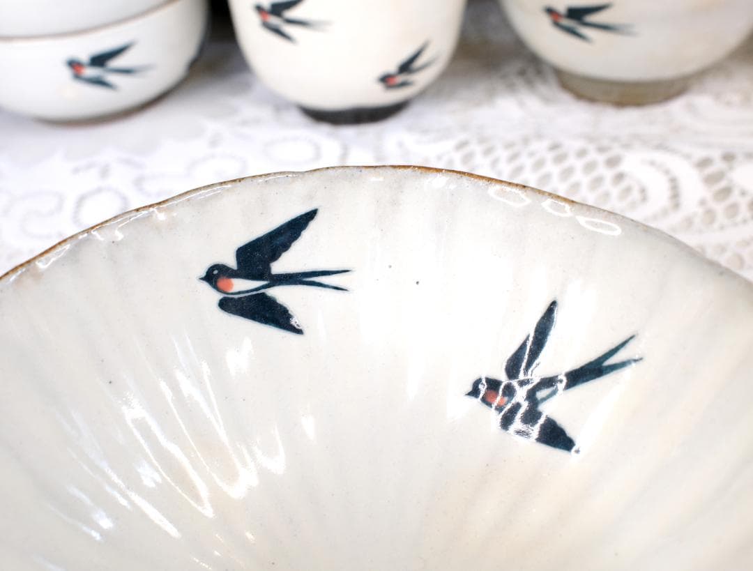 【Samercifyさま専用】西端春奈さんツバメのお椀・小丼