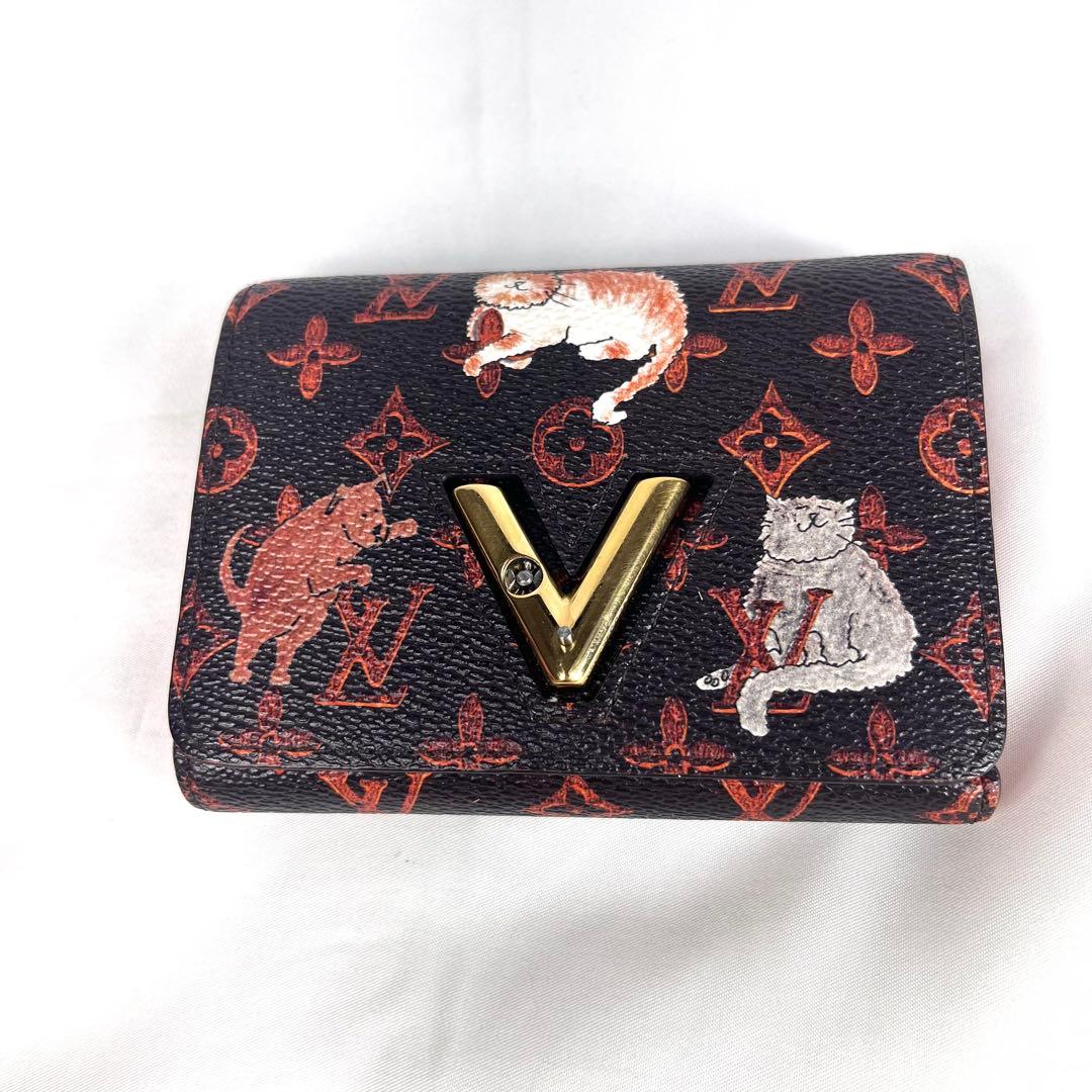 【訳あり】ルイヴィトン　キャットグラム ポルトフォイユ・ツイスト 　財布　貴重