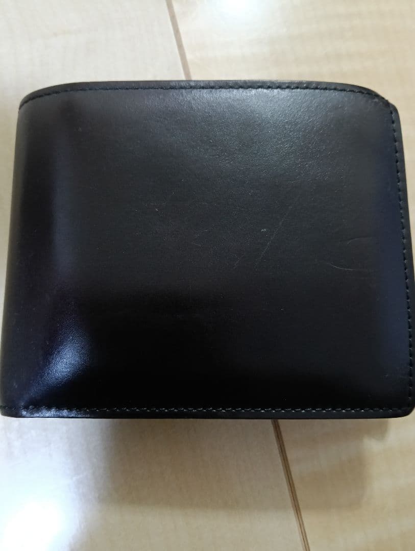 土日発送 GANZO コードバン 折り財布 馬革