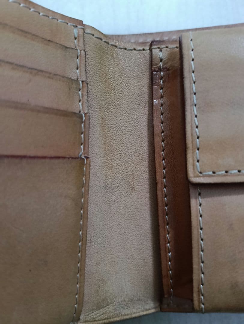 土日発送 GANZO コードバン 折り財布 馬革