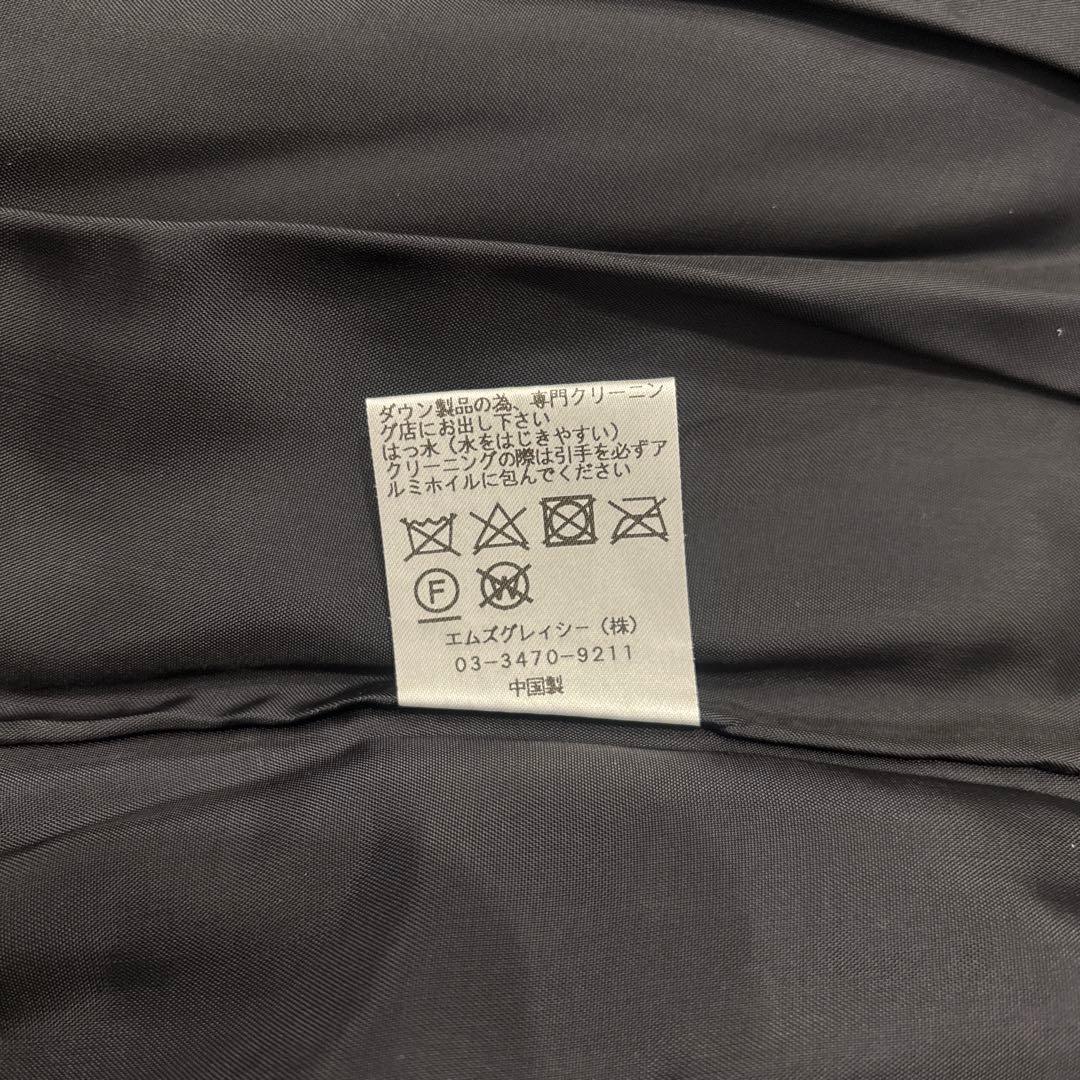 M'S GREACY 黒のショートダウンコート