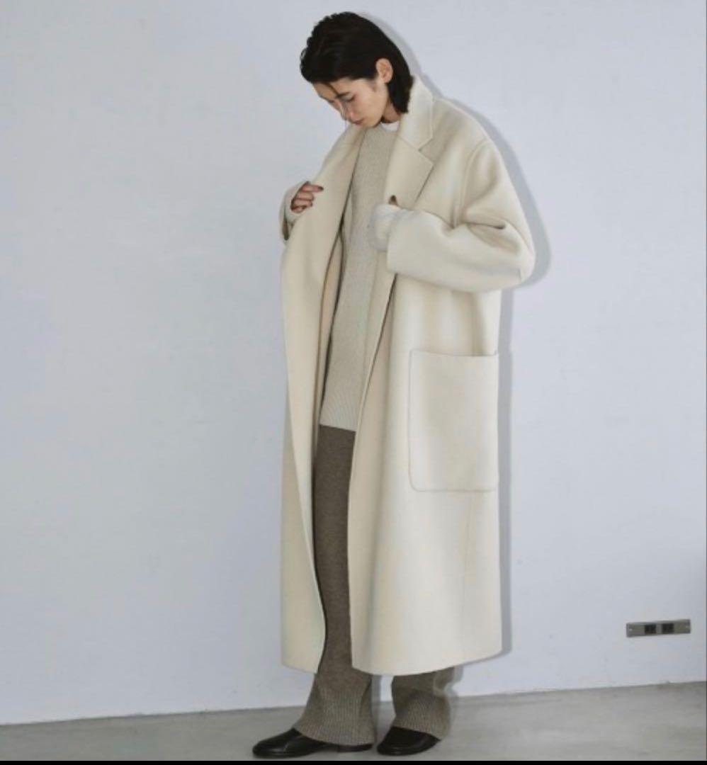 TODAYFUL アイボリー ウールオーバーコート38サイズ