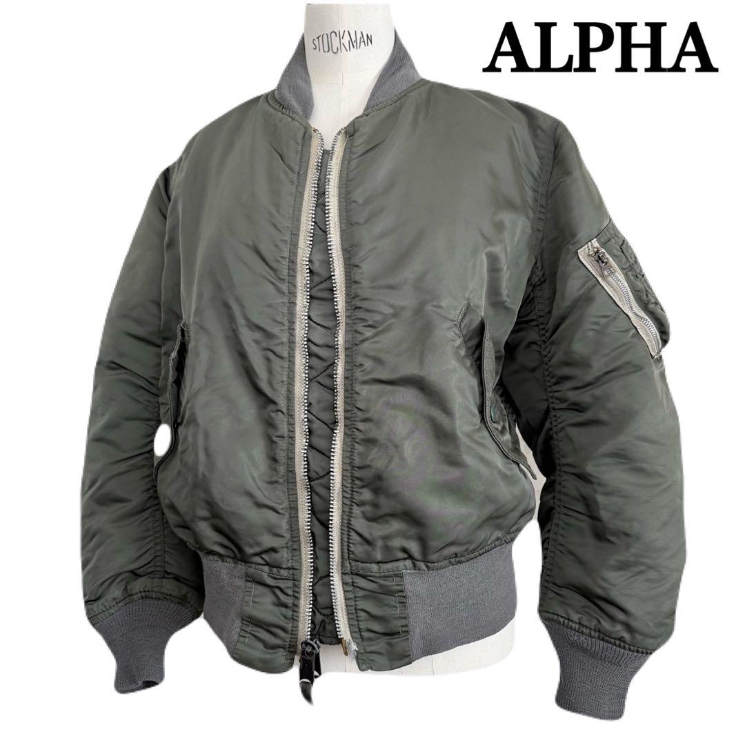 80s 初期 USA製 ALPHA MA-1 IDEAL フライトジャケット
