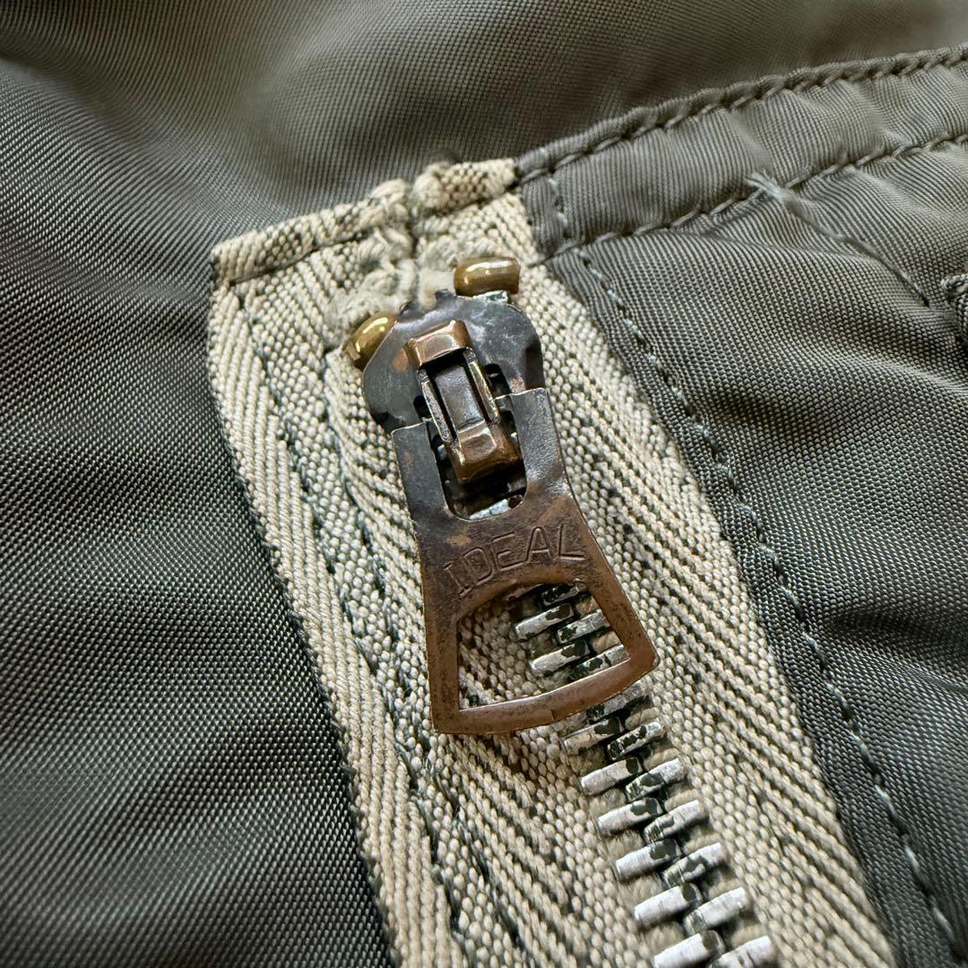 80s 初期 USA製 ALPHA MA-1 IDEAL フライトジャケット