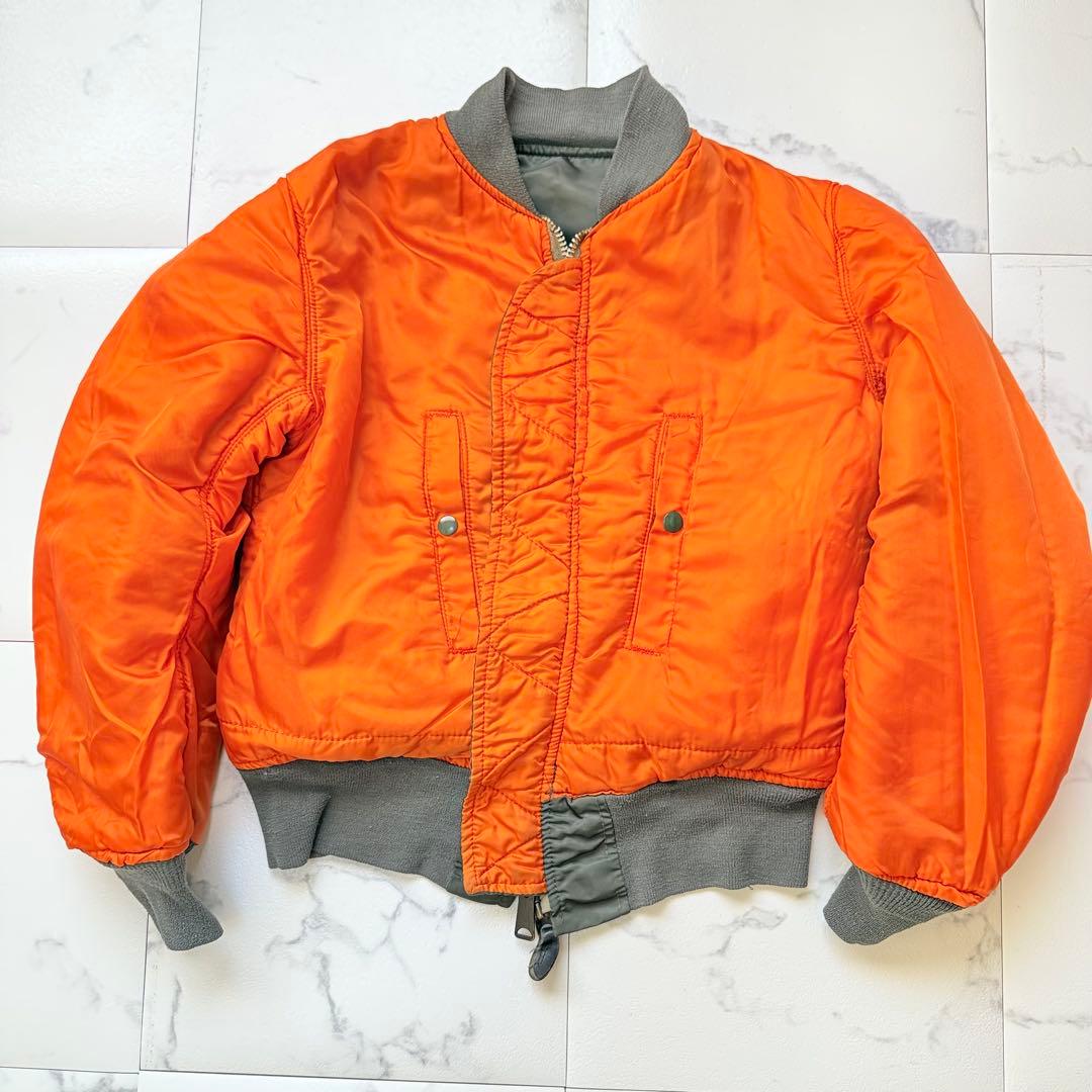 80s 初期 USA製 ALPHA MA-1 IDEAL フライトジャケット