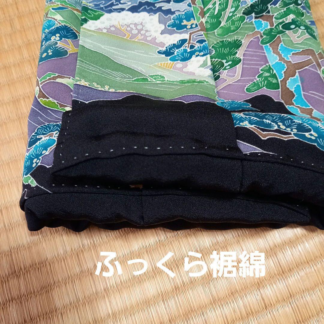 ドール　市松人形18号　正絹　着物　黒留袖　加賀友禅　大きな子　ビスク　床飾り