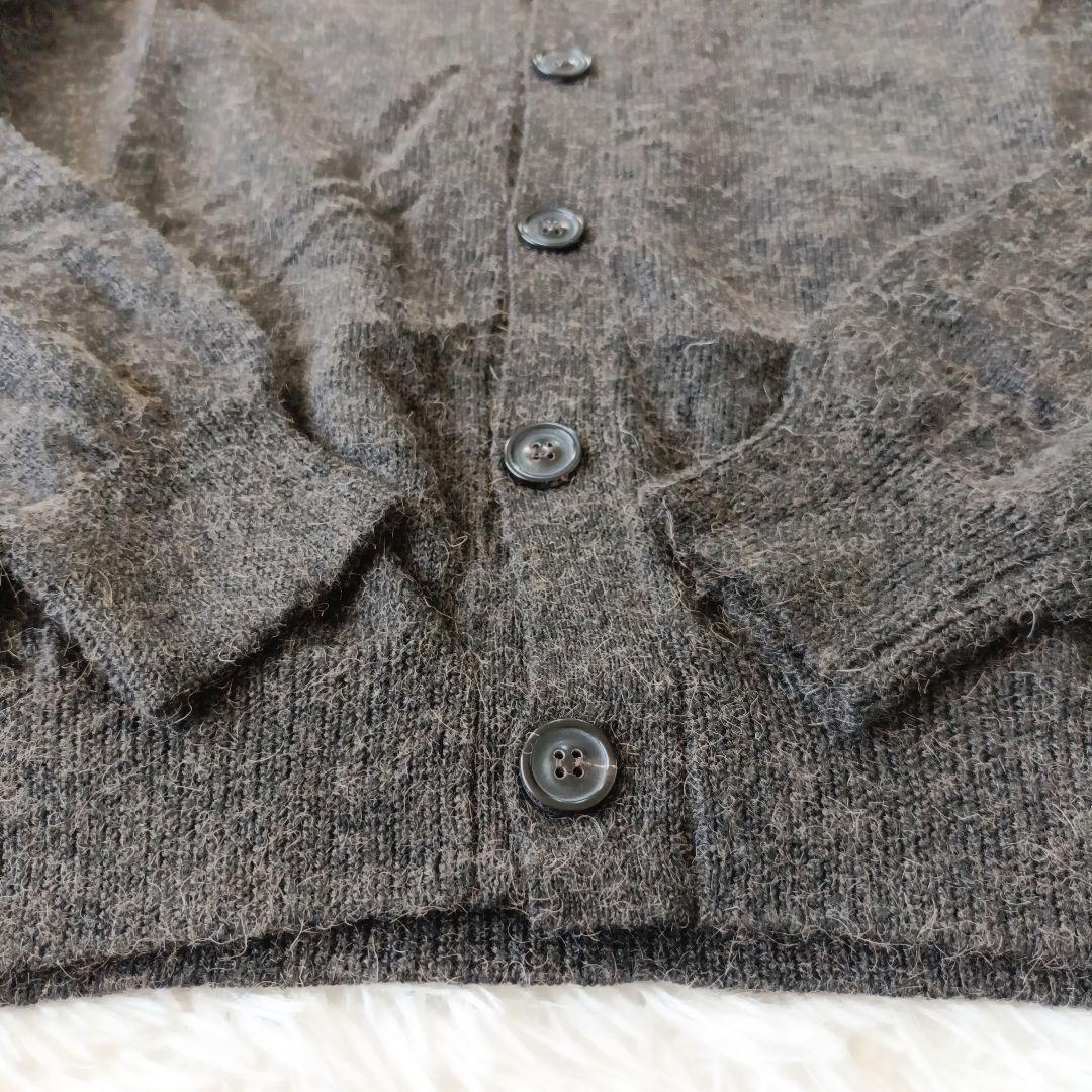 ​希少本人期♪10番 マルタンマルジェラ Vネックカーディガン エルボーパッチ