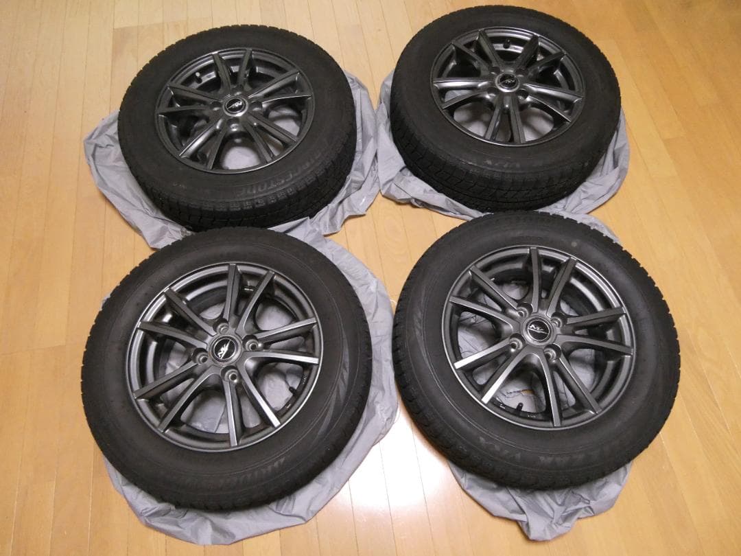 14インチスタッドレスタイヤ&アルミホイール本セット