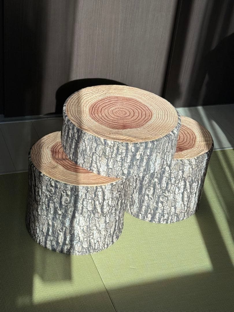 切り株スツール 3個セット