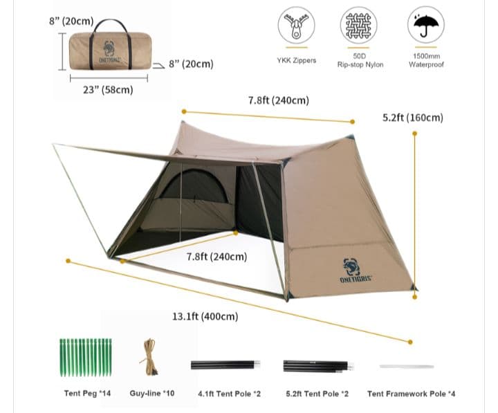 OneTigris SOLO STEAD テント