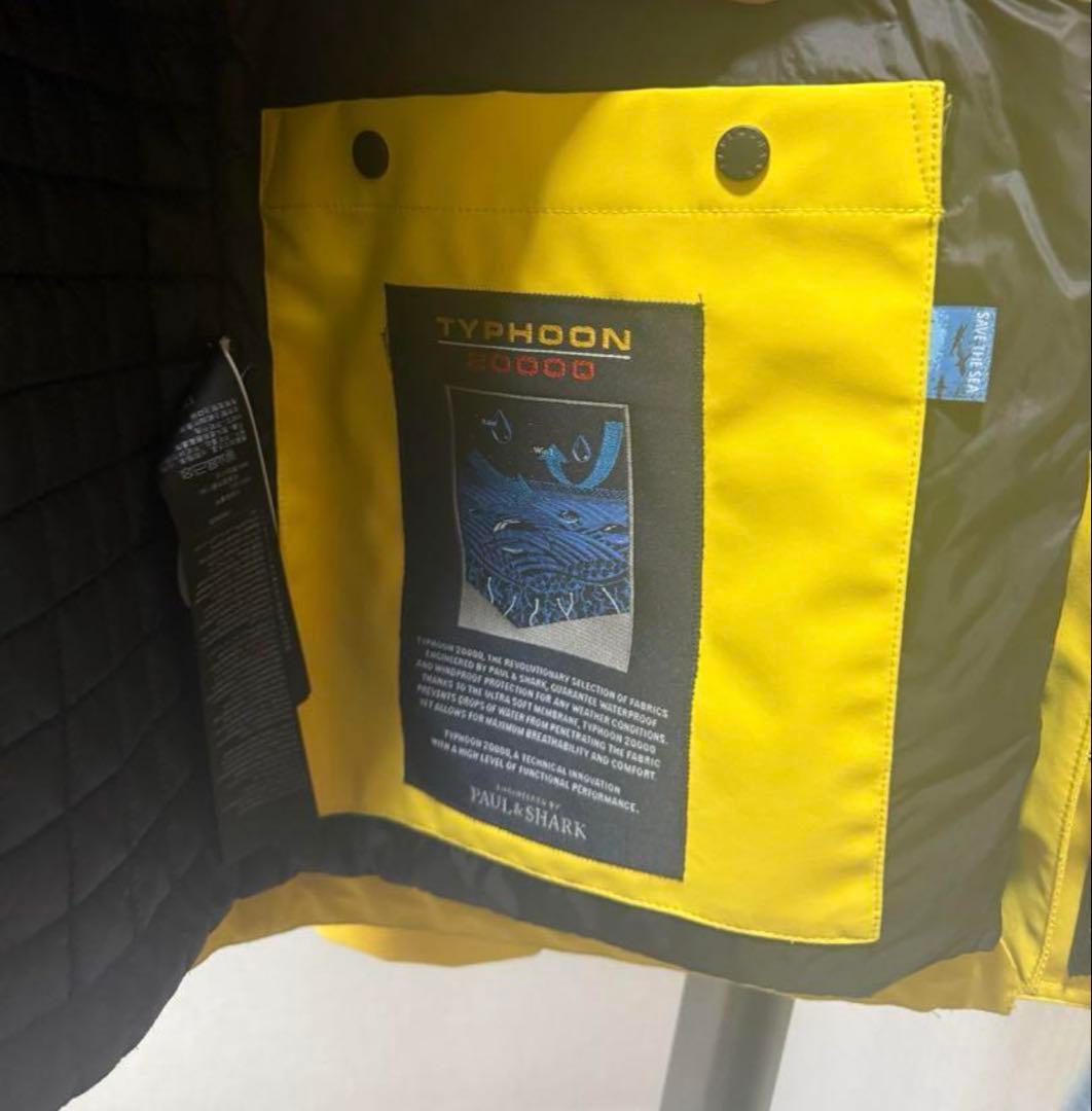 Paul＆sharkノルウェー国旗付きイエロージャケット