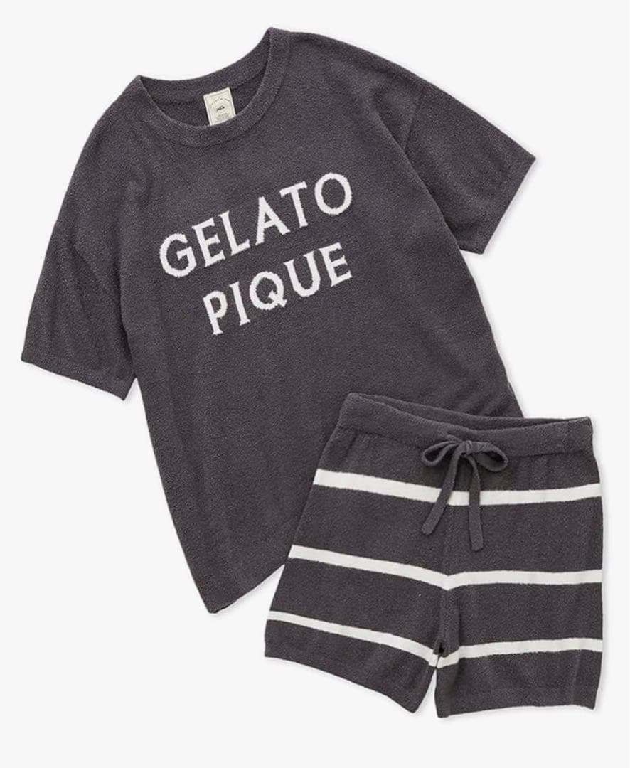 GELATO PIQUE グレー Tシャツ ショートパンツ セット