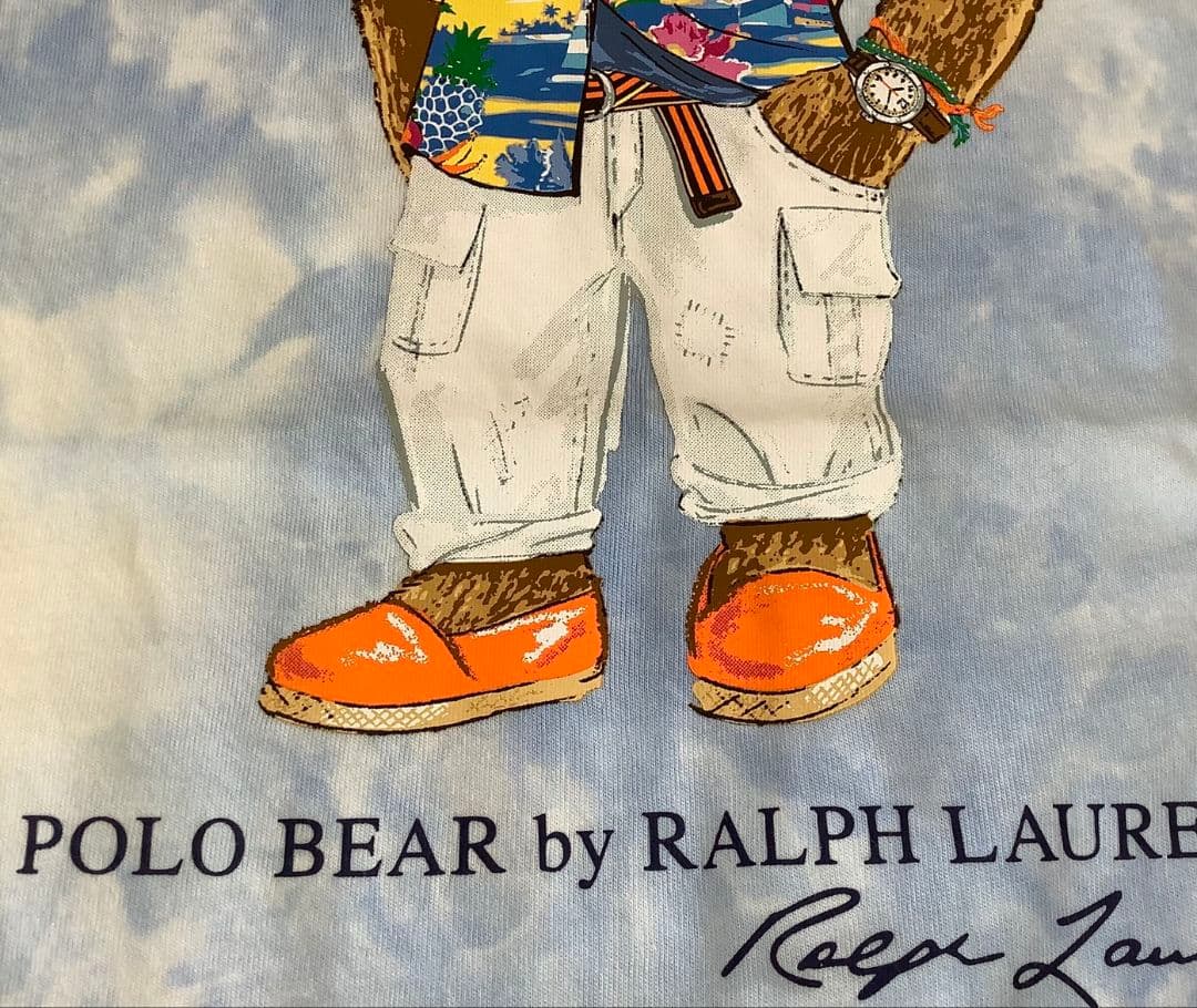 【新品未使用タグ付き】ポロラルフローレン　ベア　Tシャツ　水色