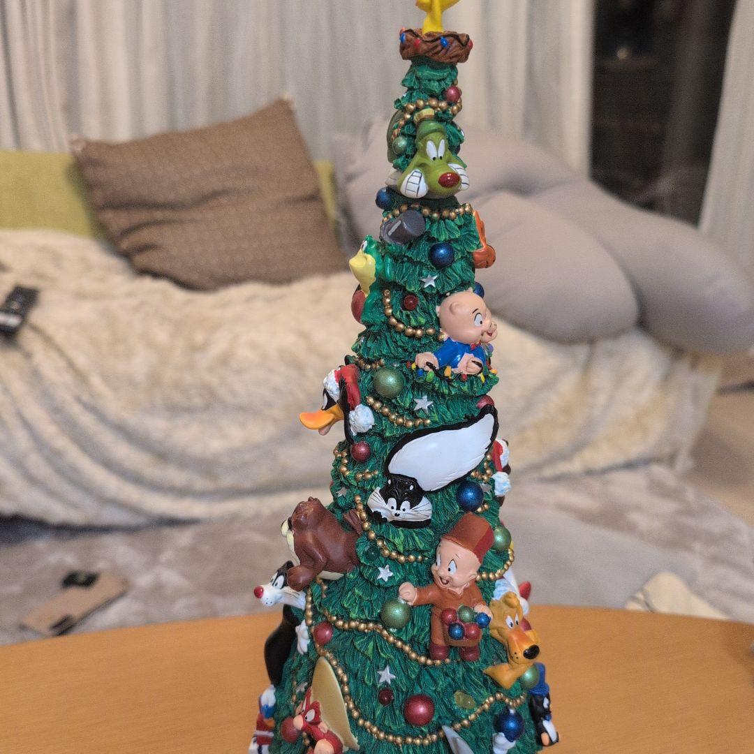 ディズニーキャラクター装飾 LEDライト付きクリスマスツリー 約30cm