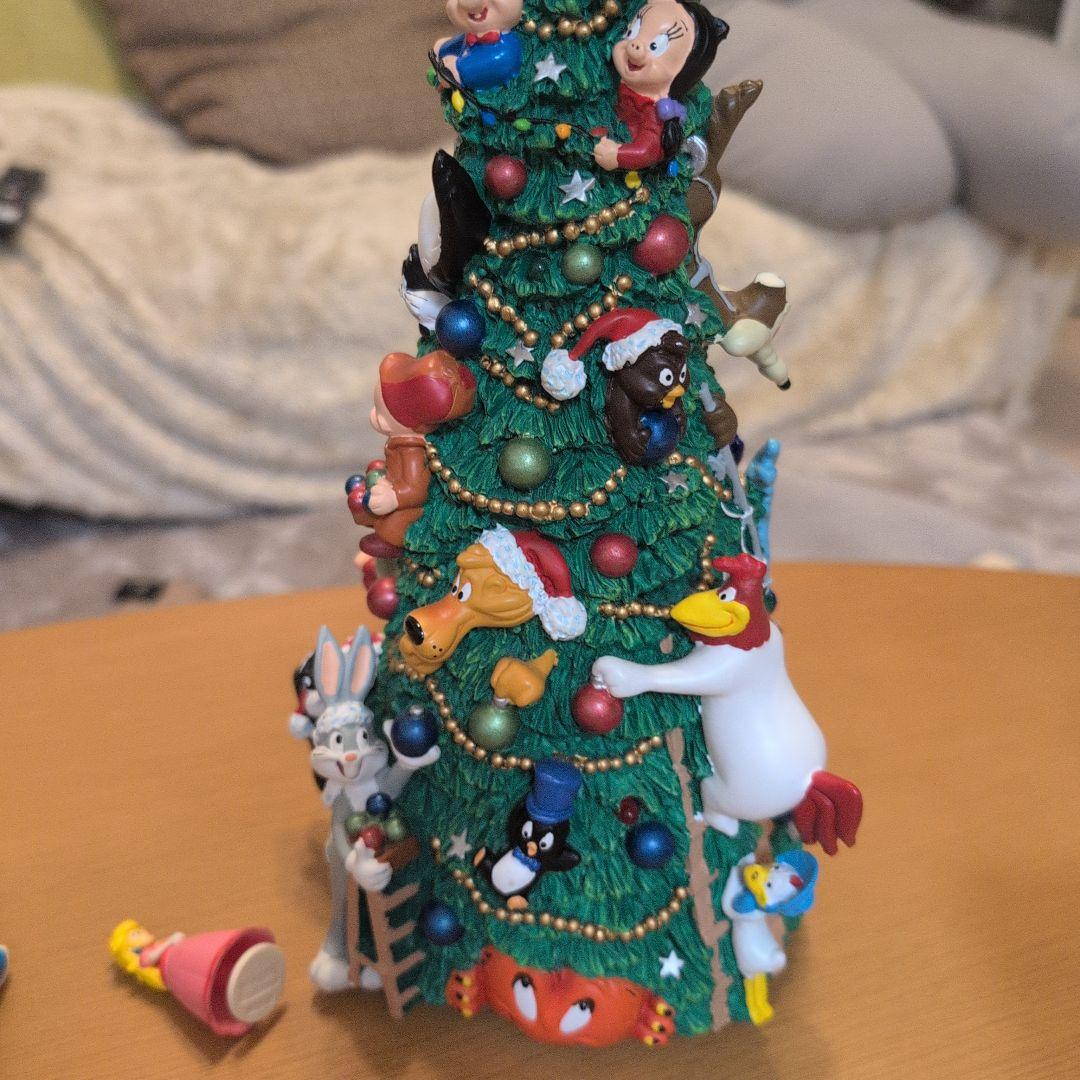 ディズニーキャラクター装飾 LEDライト付きクリスマスツリー 約30cm