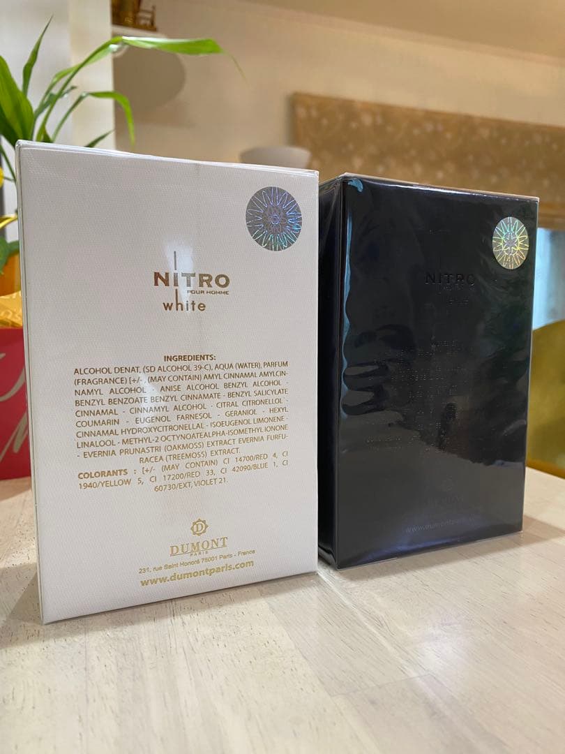 香水(男性用) Dumont Nitro Intense & Nitro White