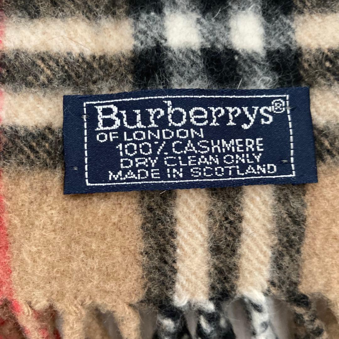 Burberrysバーバリー　マフラー　カシミア100% 男女
