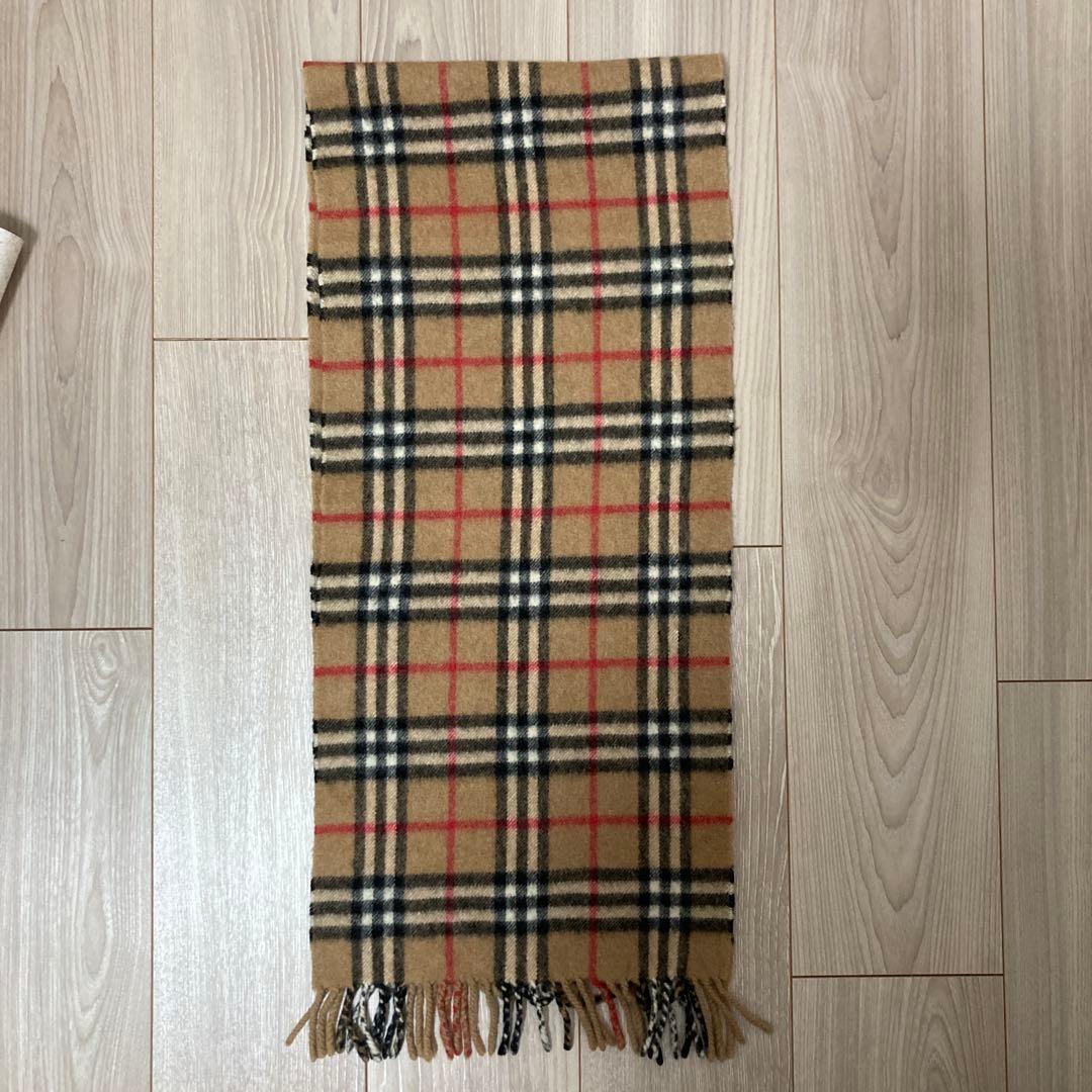 Burberrysバーバリー　マフラー　カシミア100% 男女