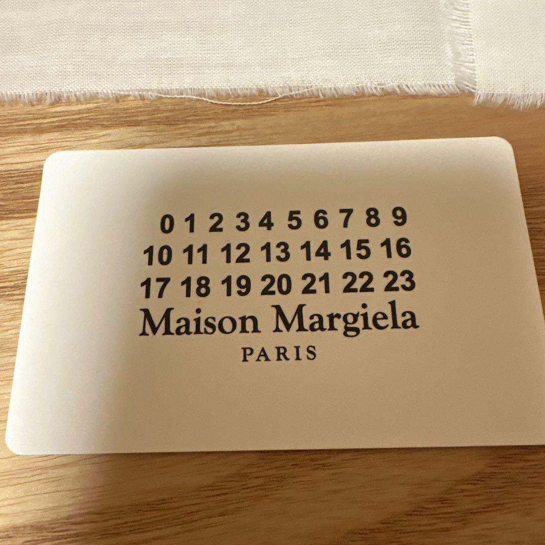 Maison Margiela 　ミニウォレット　二つ折り財布　ブラック　牛革