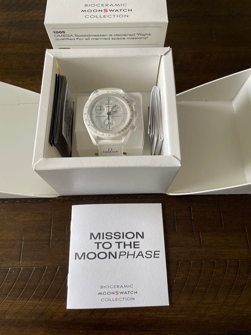 希少! OMEGA x Swatch オメガ スウォッチ スヌーピー 白 新品