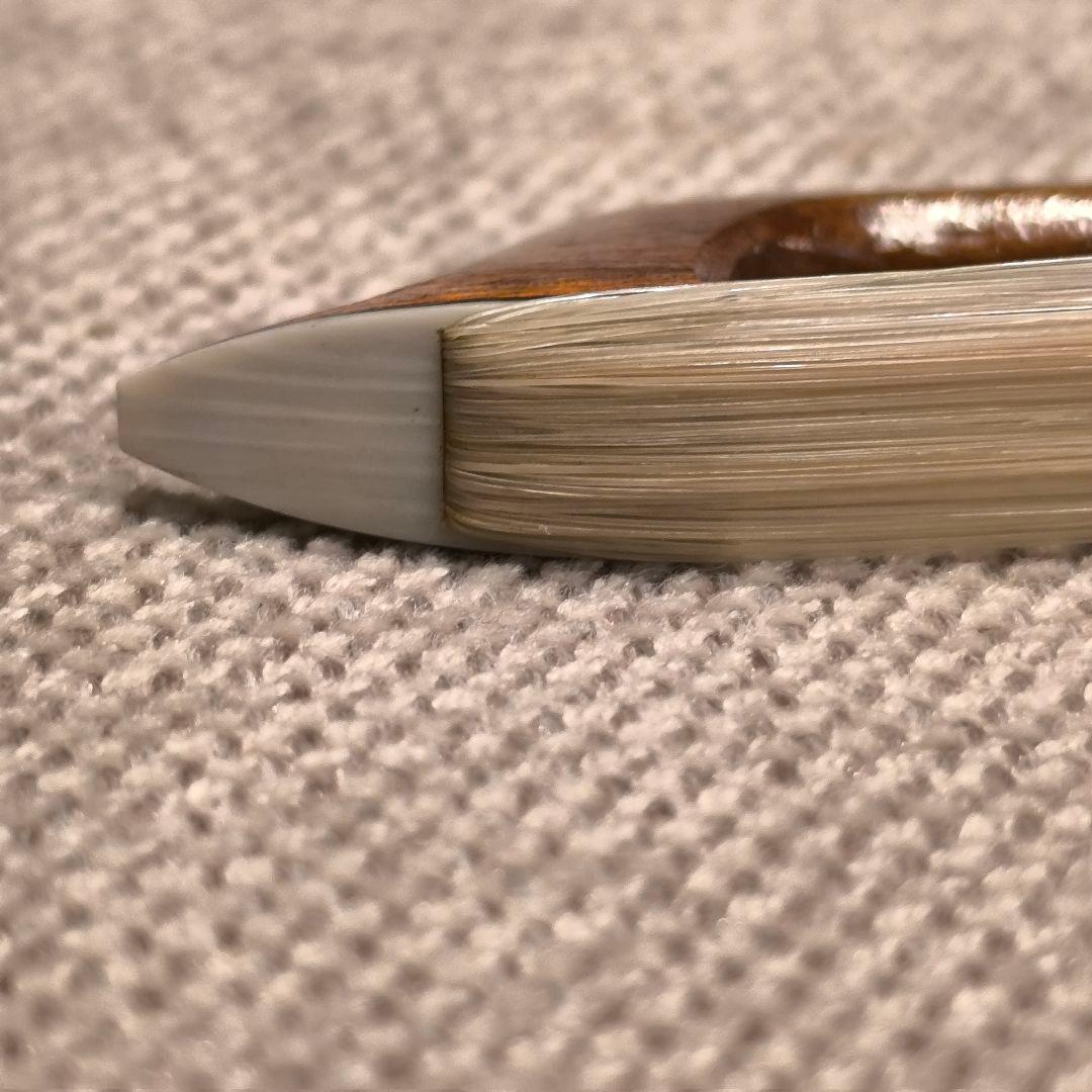 【オールド】バイオリン弓 4/4 フェルナンブーコ材 無刻印 スティック修復済