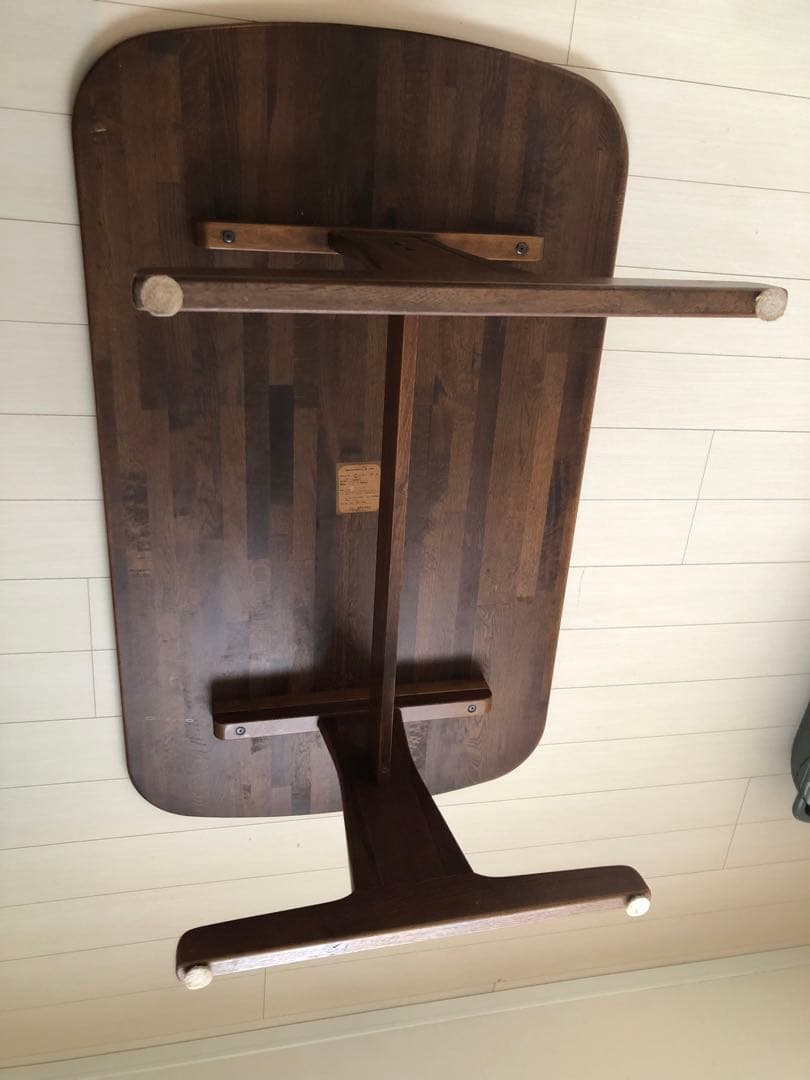 ダークブラウン 長方形 ダイニングテーブル