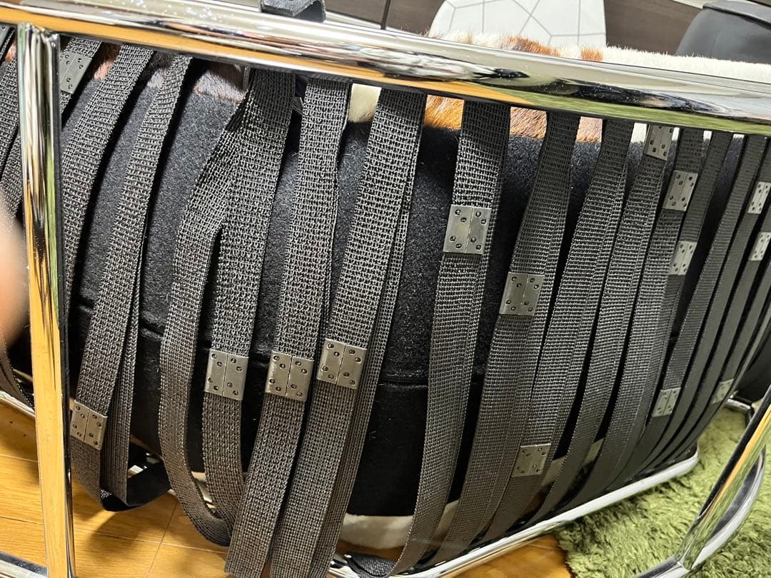 ルコルビュジエ LC4 シェーズロング ラウンジチェア ポニー柄リプロダクト品