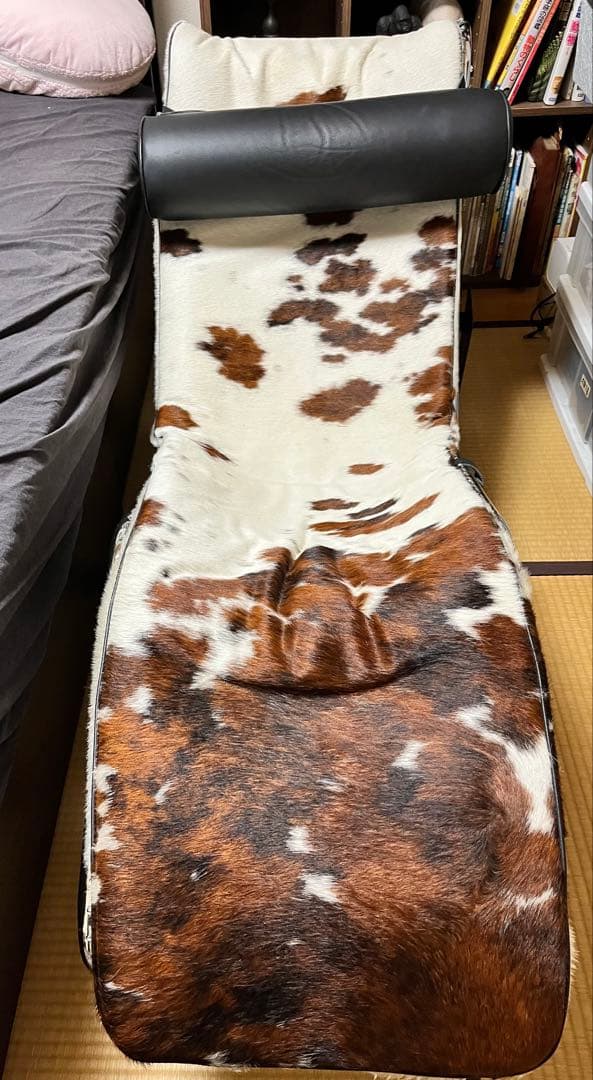 ルコルビュジエ LC4 シェーズロング ラウンジチェア ポニー柄リプロダクト品