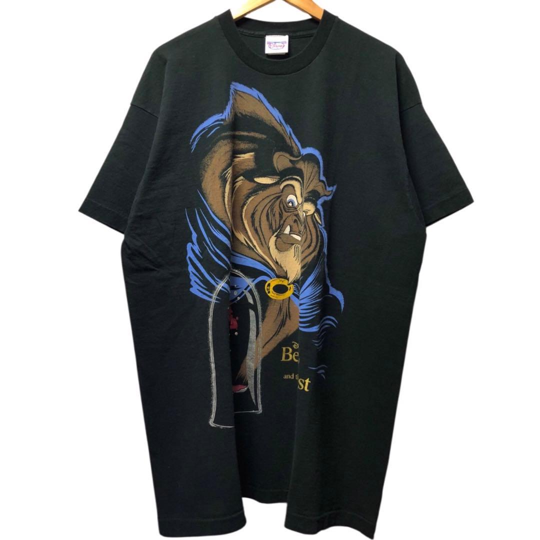 カ*ズ様 90s 美女と野獣 Tシャツ Disney