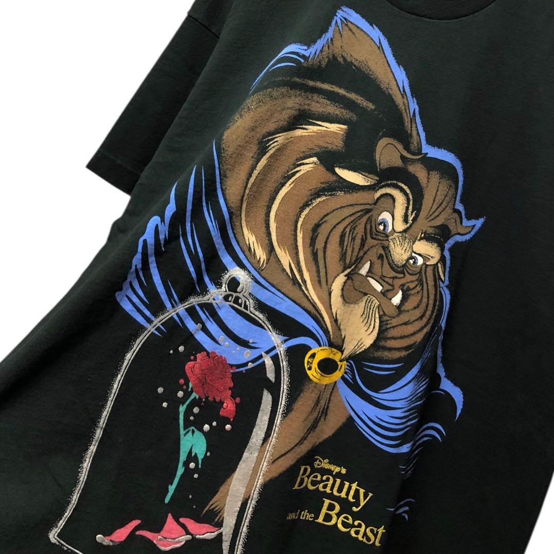 カ*ズ様 90s 美女と野獣 Tシャツ Disney
