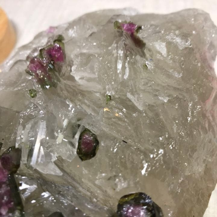 ウォーターメロントルマリン 水晶原石