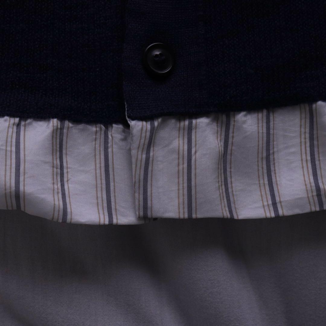 トップス Maison Margiela Navy cardigan