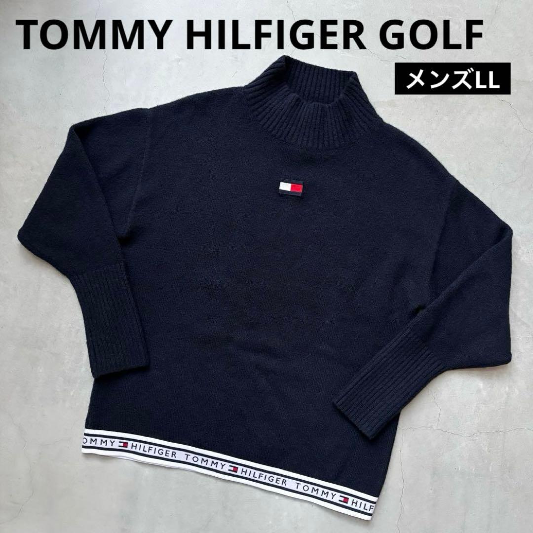   GOLF ハイネックニットセーター ロゴワッペン