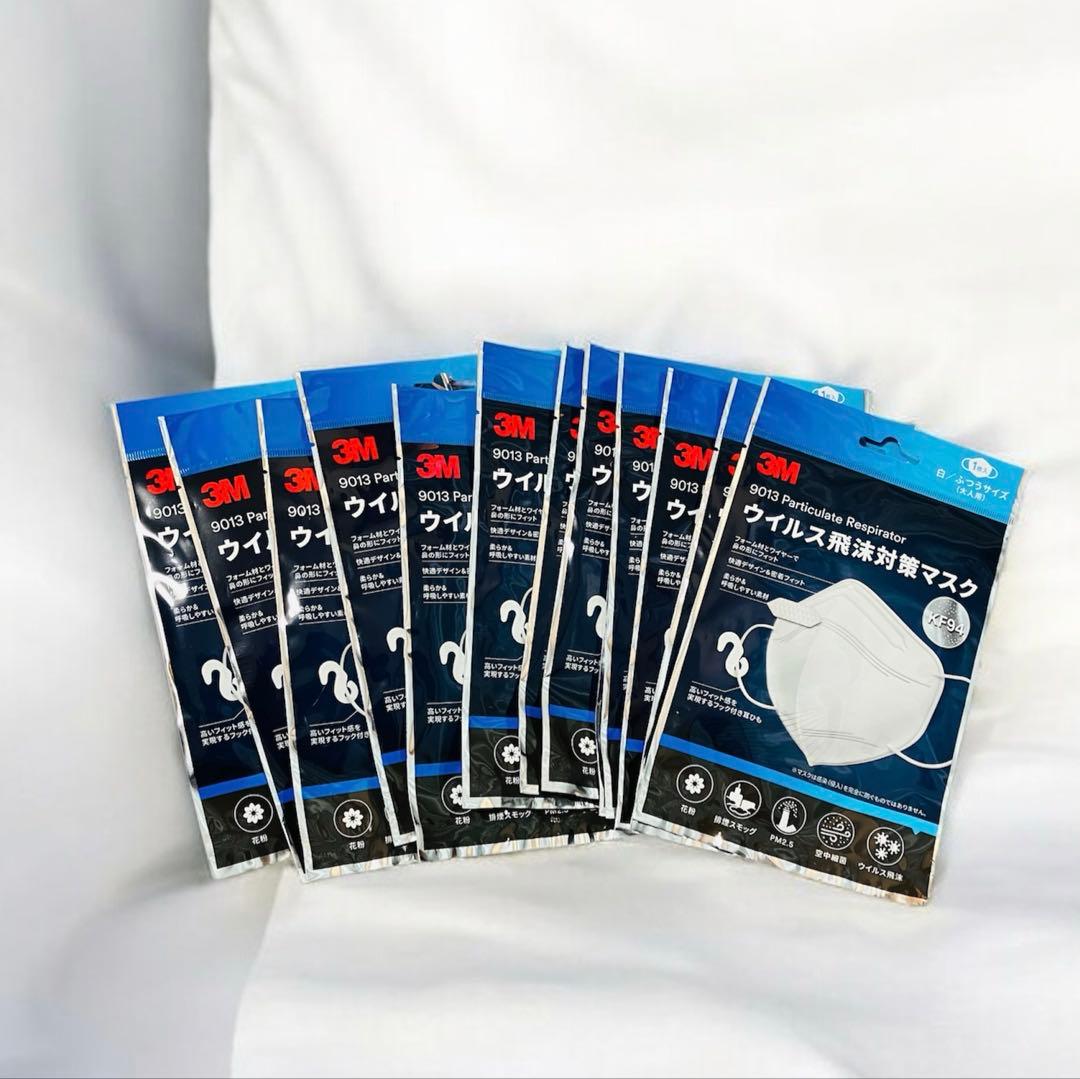 3M ウイルス飛沫対策マスク KF94 白 13枚セット
