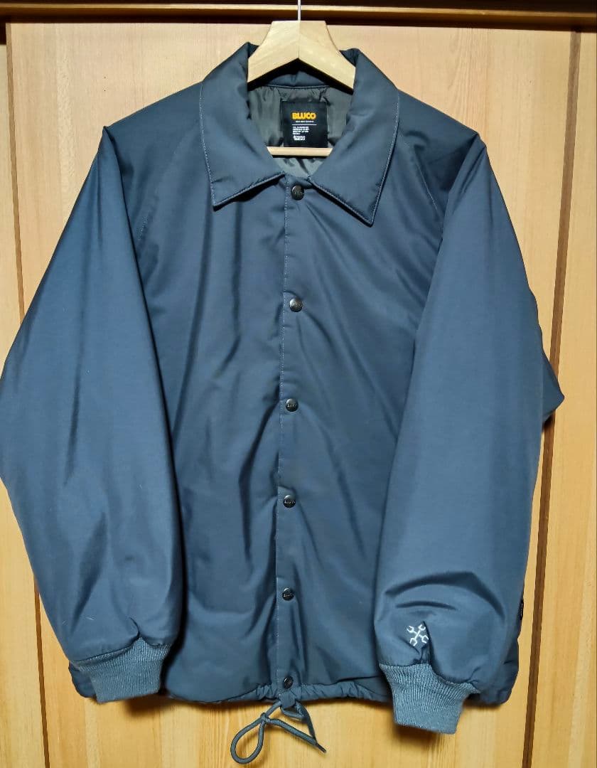 BLUCO T/Cキルティングコーチジャケット 2024年 M チャコール