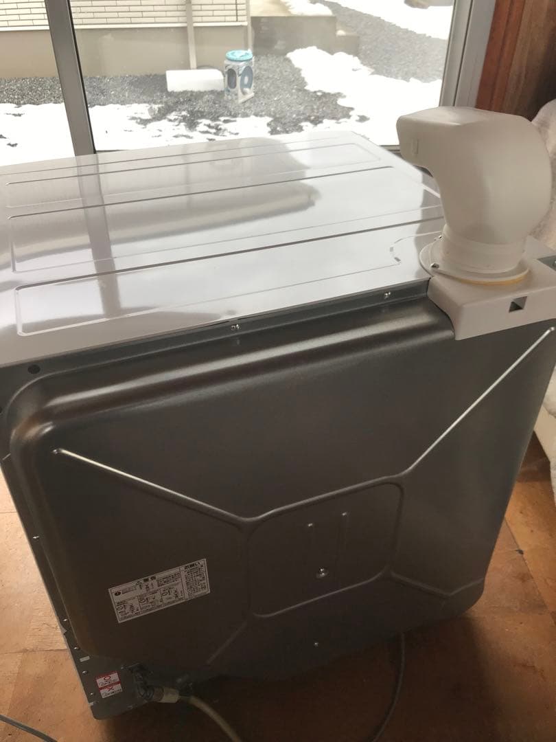 リンナイ ガス衣類乾燥機（幹太くん）乾燥容量8㎏ LPガス用 専用架台（高）付き