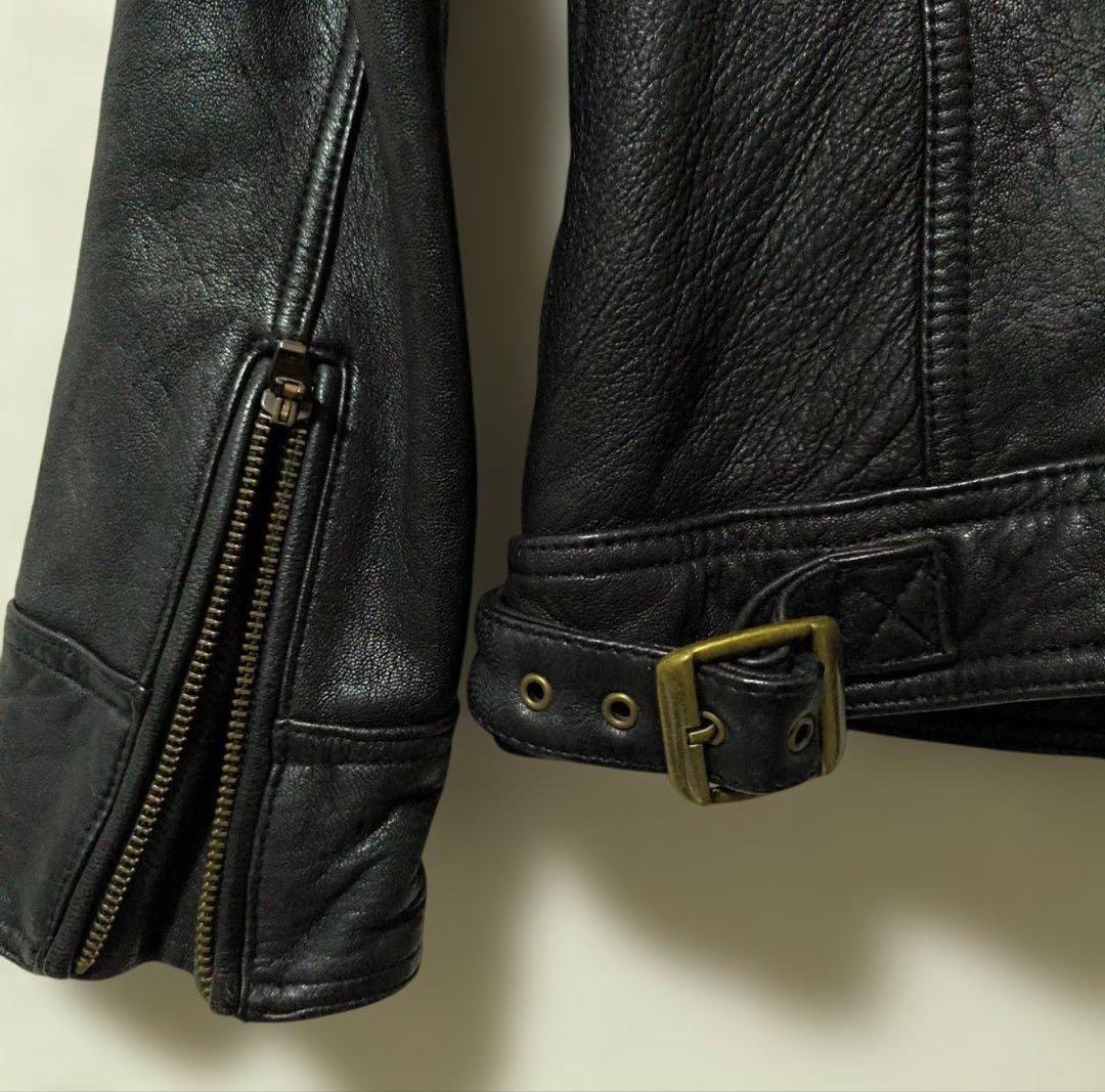 JACKROSE★本革ゴートレザー【山羊革】ライダースジャケット/3