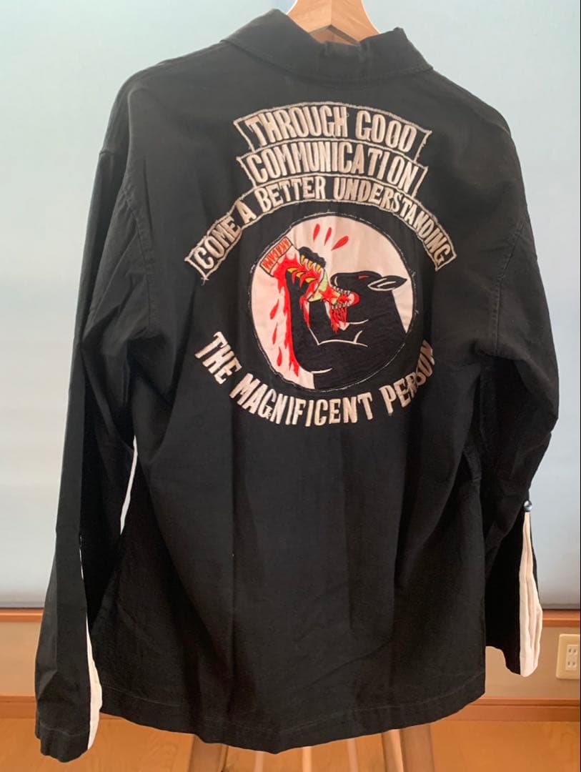 60s 70s 黒人系 スーベニアシャツ ジャケット ベトジャン スカシャツ