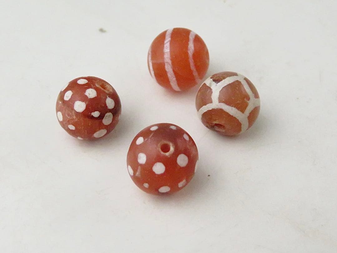 古代とんぼ玉　4個セット