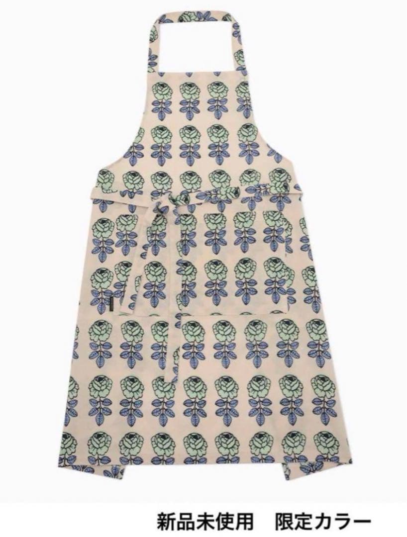 日本限定　マリメッコ　ヴィヒキルース　Vihkiruusu エプロン