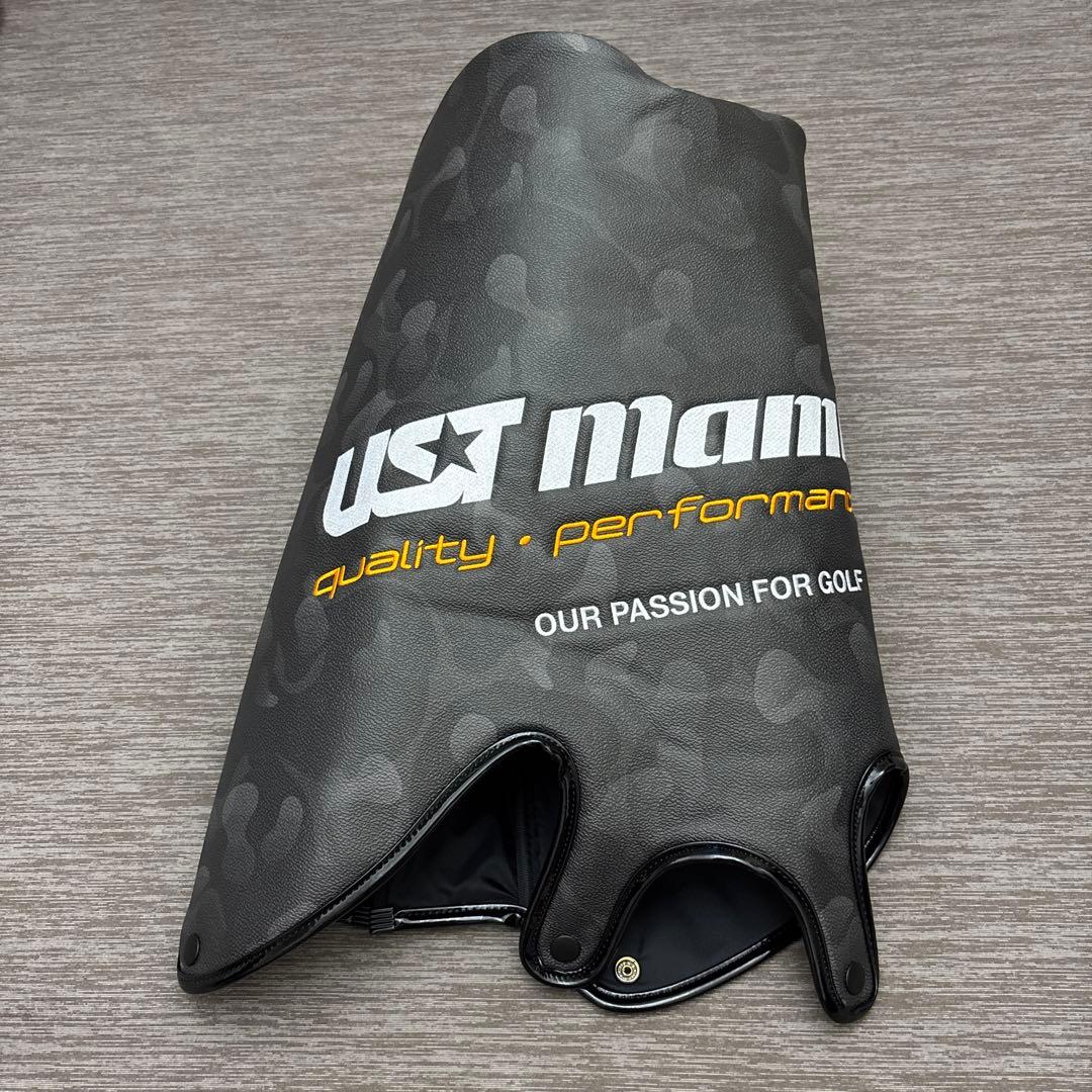 UST mamiya カモフラキャディバッグ スタンド付き