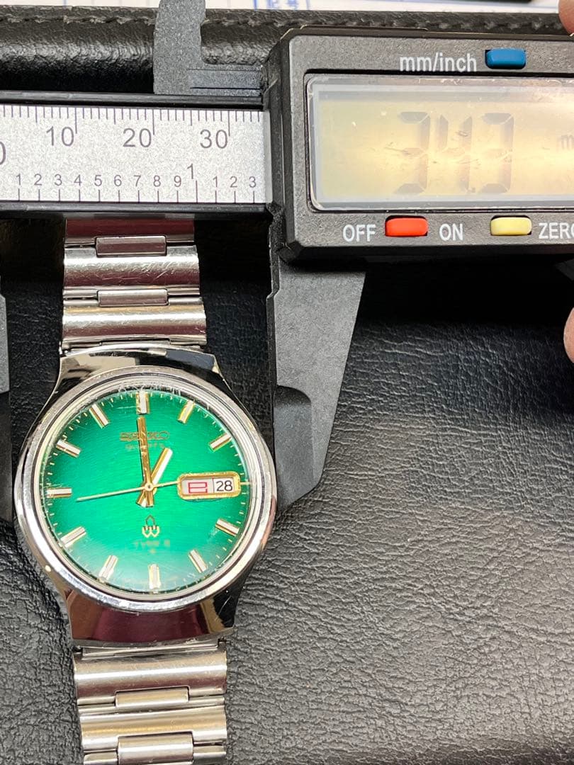 セイコータイプ2 グリーン文字盤　可動品　SEIKOTYPE2