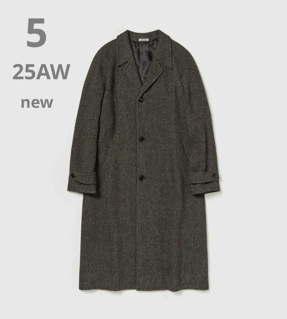 【新品】AURALEE ALPACA WOOL SILK TWEEDCOAT 5