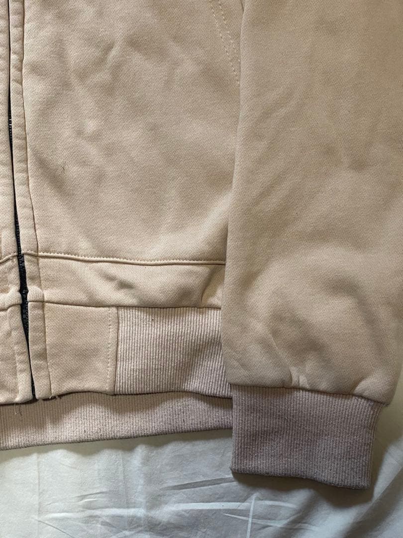 トップス ARCHIVE STONE  ZIP FOODY BEIGE