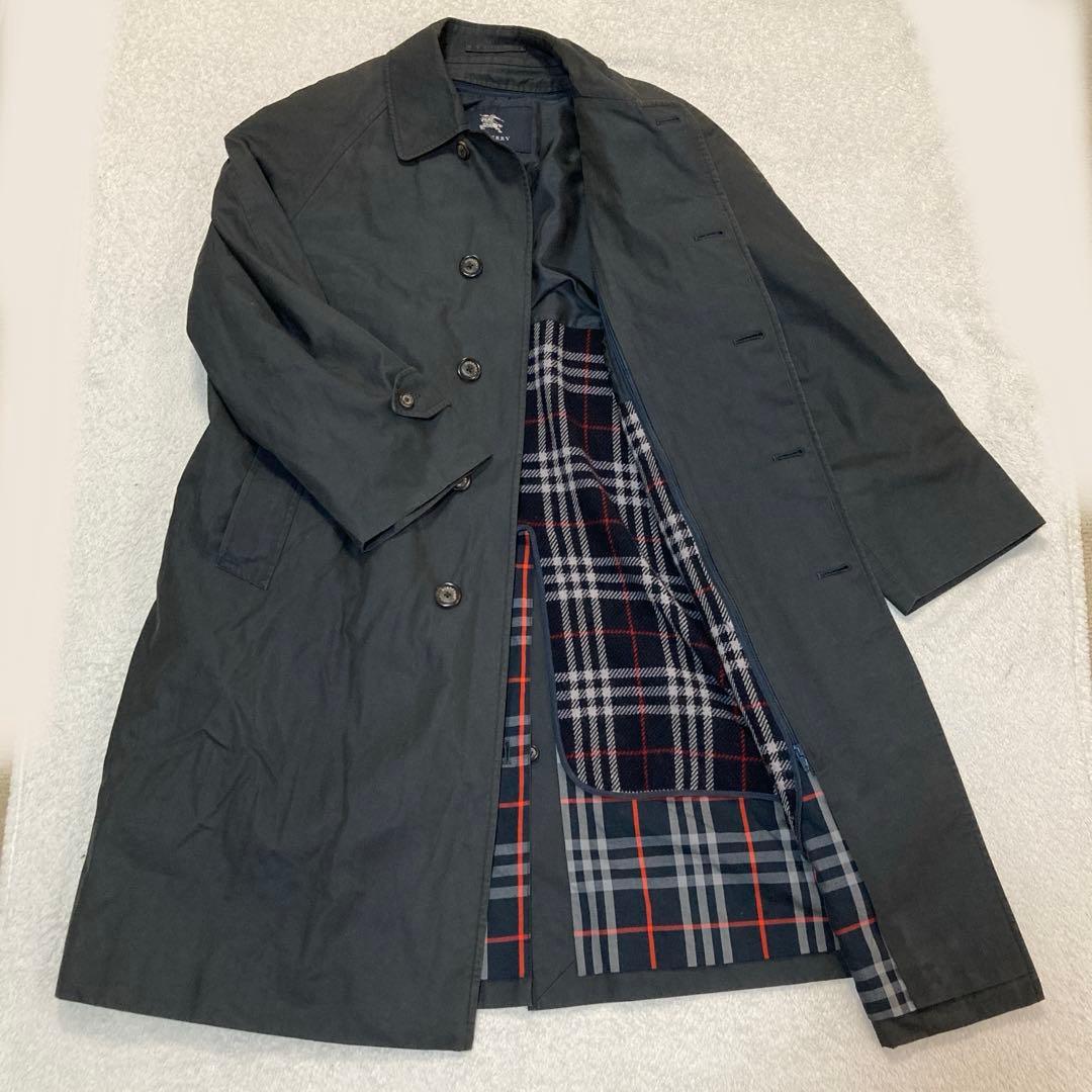 BURBERRY バーバリー　ステンカラーコート　メンズM ライナー付きチェック